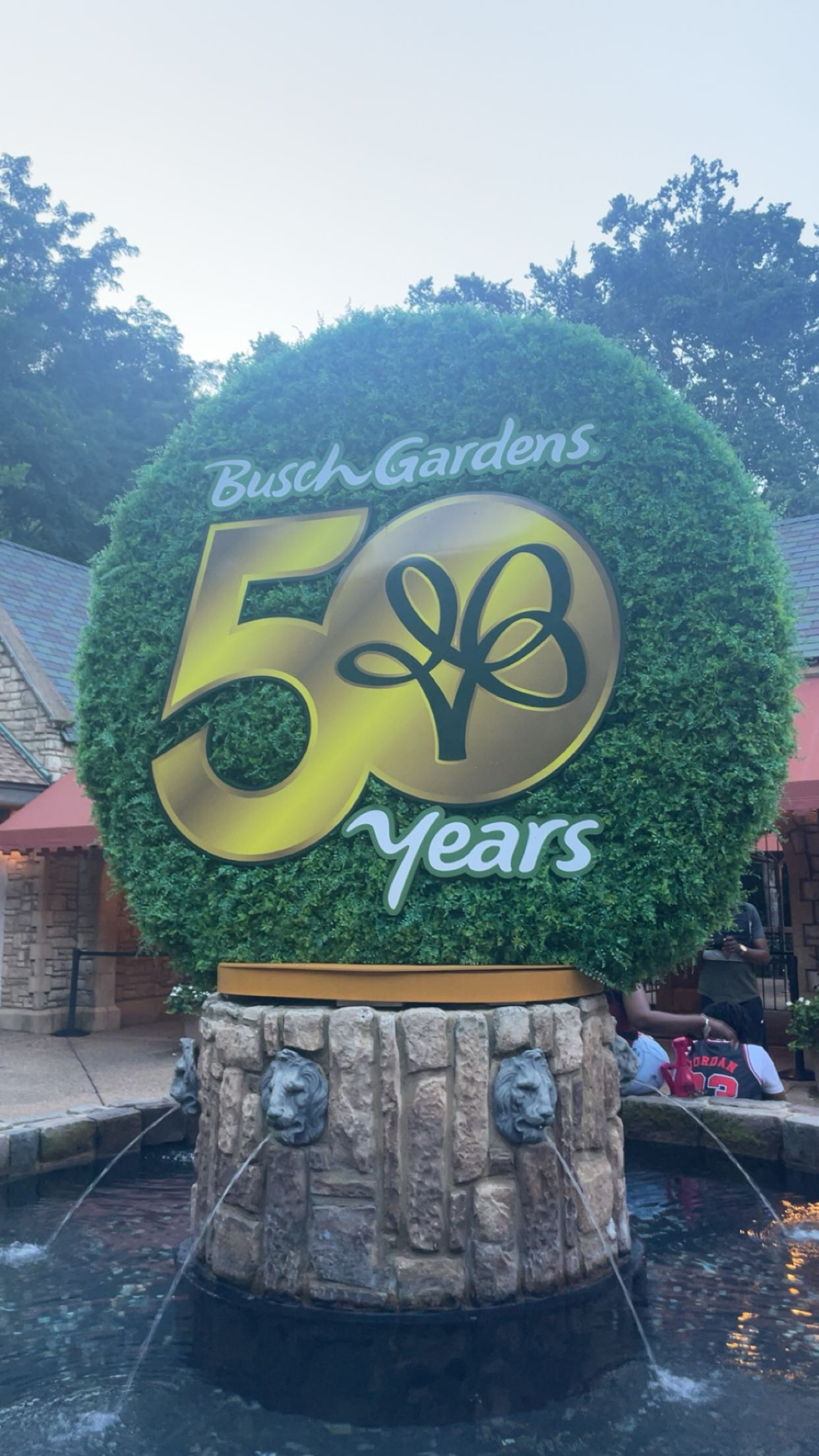 Busch Gardens' 50th Entry Sign