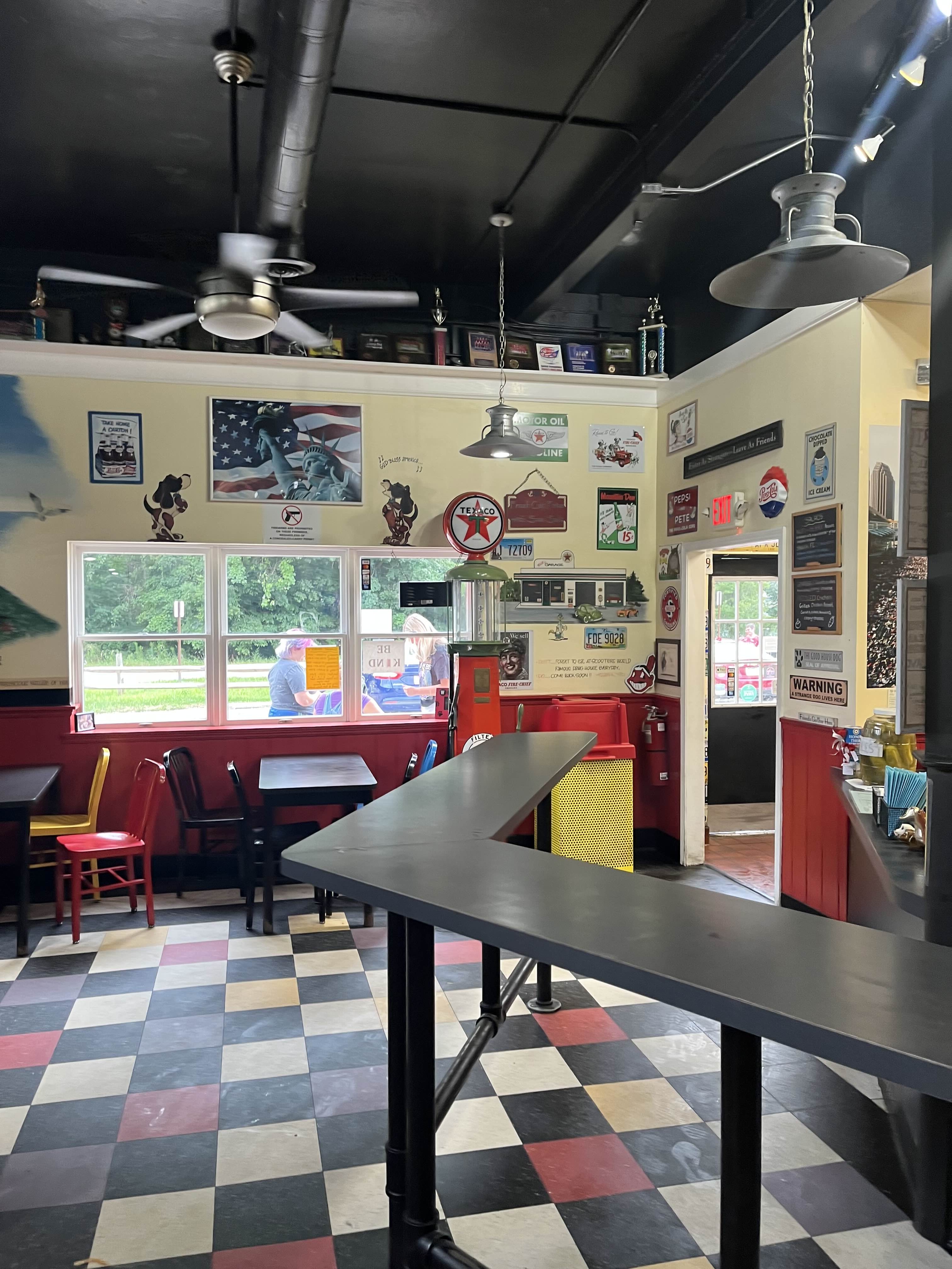 Inside of Scooters
