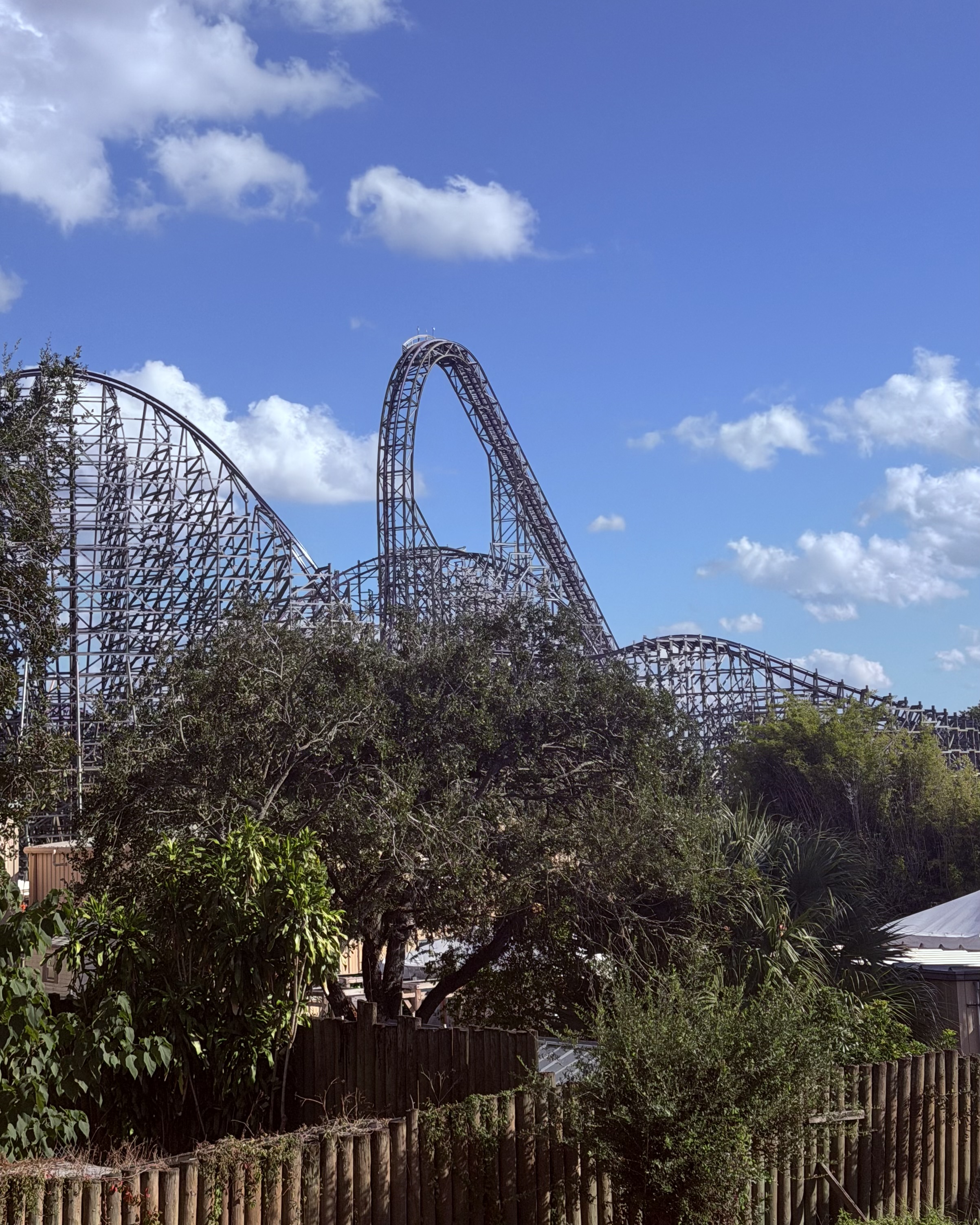 Iron Gwazi's intimidating lifthill