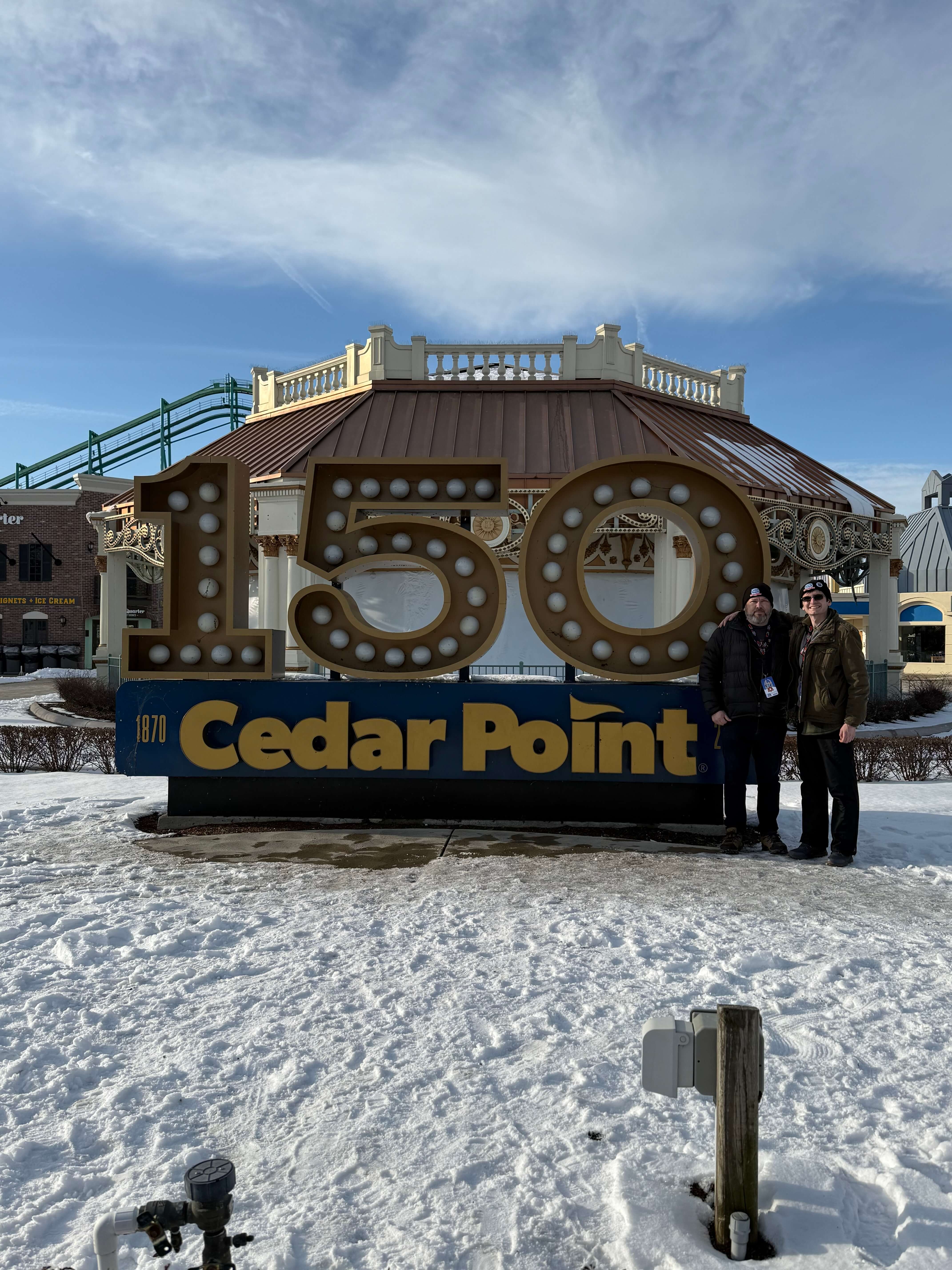 Last look at the 150 sign before it was ultimately replaced